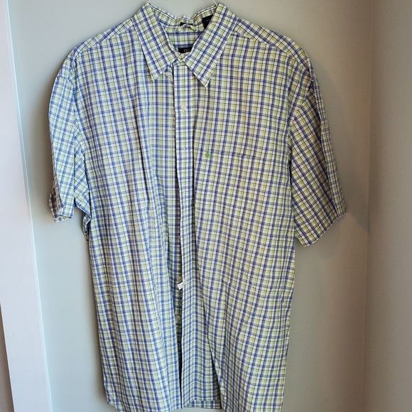 Izod Other - IZOD MEN'S SHORT SLEEVE BUTTON DOWN SHIRT SIZE 2XL SALTWATER